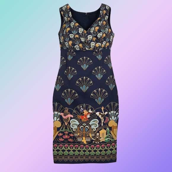 Disney Dresses & Skirts - Disney Blue "FANTASIA" Dress, 2X NWT
